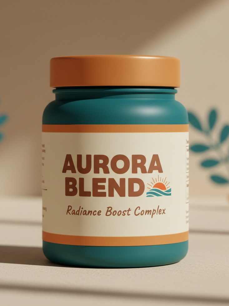 Aurora Blend product package and bottle